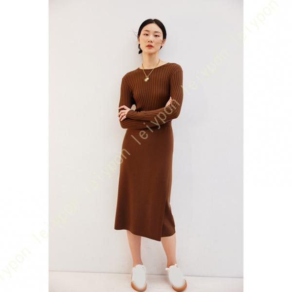 ニットスカート タイトスカート レディース ウエストゴム 春 秋 冬 ニットスカート ロングスカート...