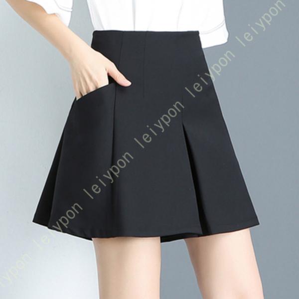 スカート ハイウェスト ストレッチ ひざ丈 タイト ペンシルスカート レディース 無地 OL ビジネ...