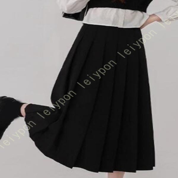 ニットスカート レディース プリーツ フレア 秋 冬 ハイウエスト 暖かい ストレッチ 女らしい シ...