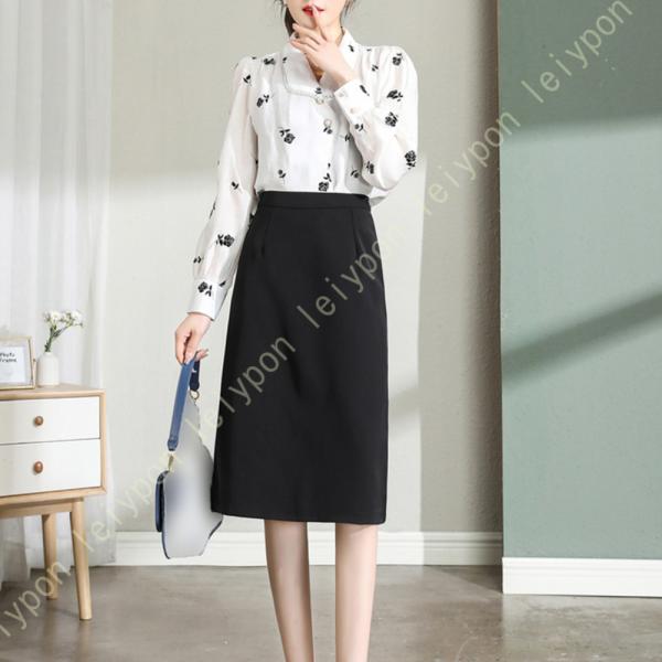 ペンシルスカート スカート レディース 春 夏 シンプル 黒 エレガント 細見え セクシー 大人 オ...