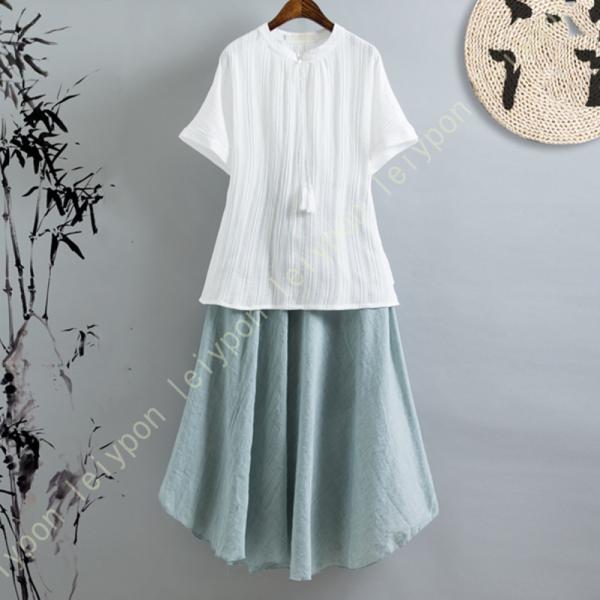 ロングパンツ スカーチョ ワイドパンツ 麻ライク リネン さらり ルーム リラックス きれいめ レデ...