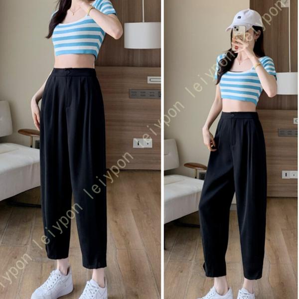 ワイドパンツ レディース ガウチョパンツ 春夏 サルエルパンツ さらっと清涼感 麻混素材 リラックス...