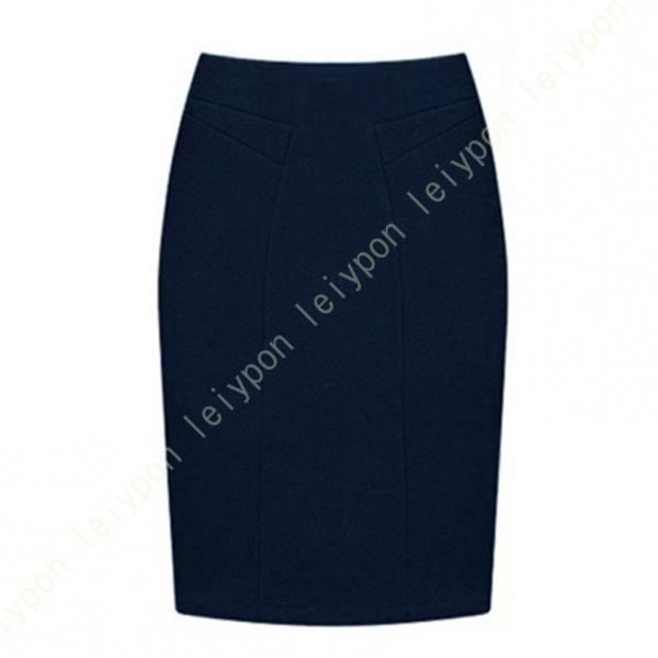 タイトスカート 膝丈 スリットスカート ツイード 厚手 レディース ハイウエスト シンプル 美脚 O...