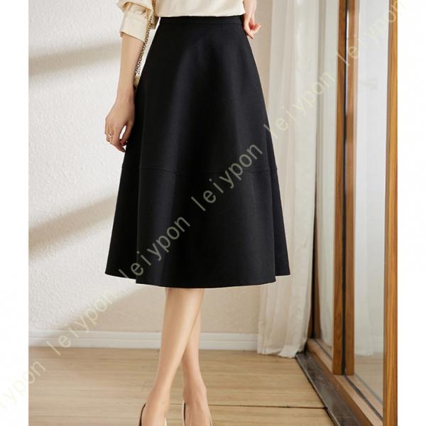 フレアスカート レディース 夏 Aライン ストライプ オフィス フォーマル 通勤 ハイウエスト キレ...