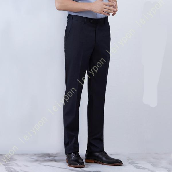 スラックス メンズ 裾上げ済 スリム ストレッチ ロングパンツ ビジネス フォーマル 通勤 フォーマ...