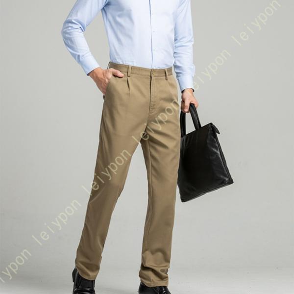 スラックス メンズ 裾上げ済み スリム ノータック ビジネス 洗える ストレッチ スラックス ウォッ...