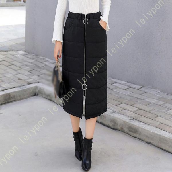 レディース ダウン 中綿入り スカート 巻きスカート 暖かい あったか 防寒 軽量 キルティングスカ...