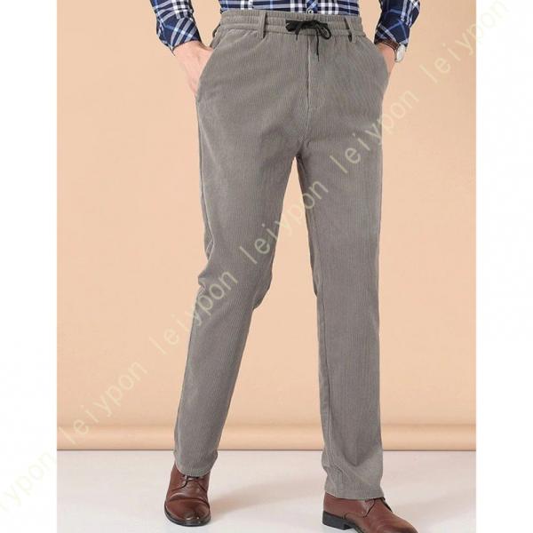 スラックス メンズ 防寒 裏起毛 厚手 ロングパンツ ウエストゴム イージーパンツ ジョガーパンツ ...