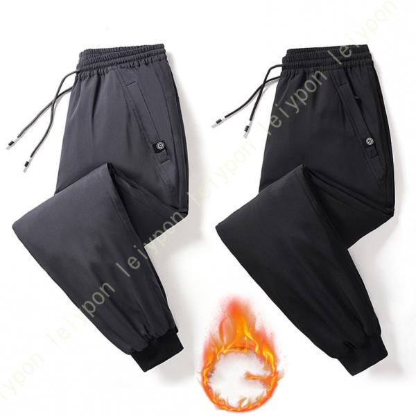 ロングパンツ メンズ 軽量 ダウンパンツ 撥水 防寒 防風 冬 アウトドア アウトドアパンツ ソフト...