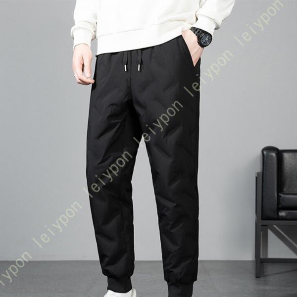 ダウンパンツ メンズ 防風 防寒 アウトドア 防寒パンツ ロングパンツ 秋 冬 暖かい 保温 軽量メ...