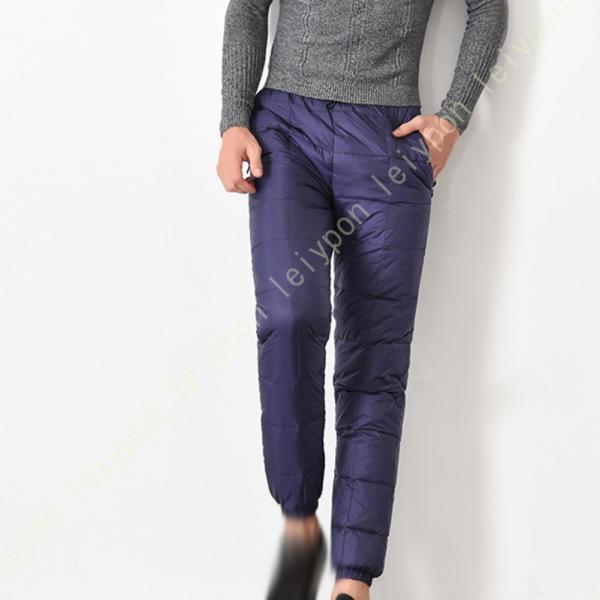 ダウンパンツ メンズ 防寒 撥水 防風 軽量 ダウンパンツ 重ね履き 暖かい ダウン ジョガーパンツ...