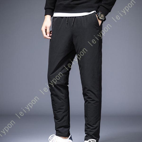 ロングパンツ メンズ 軽量 ダウンパンツ 撥水 防寒 防風 冬 アウトドア アウトドアパンツ ソフト...