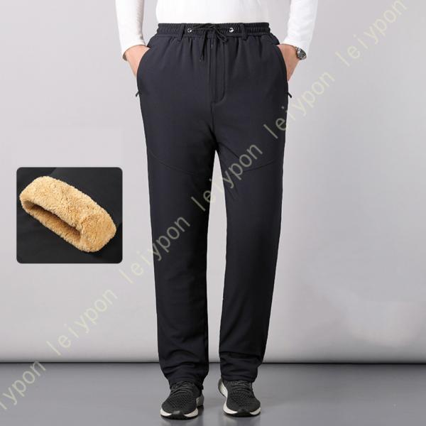 スラックス メンズ 防寒 防寒 防風 ジョガーパンツ 裏起毛 厚手 暖パン 暖かい 冬服 あったか ...