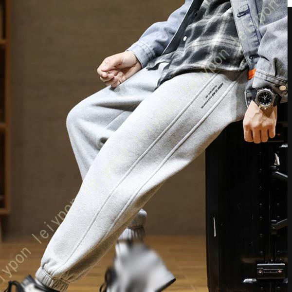 スウェットパンツ メンズ 調整紐 裏起毛 ジョガー パンツ ズボン ロングパンツ イージーパンツ 綿...