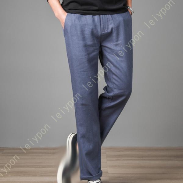 スラックス メンズ ロングパンツ ストレートパンツ スラックス ウォッシャブル ビジネス 裾上げ済み...