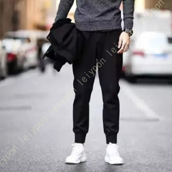 スウェットパンツ メンズ ロングパンツ フリース 綿 裏起毛 裾リブ ウェスト調節 ジョグパンツ 防...