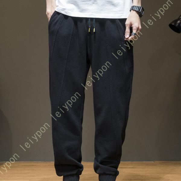 テーパードパンツ メンズ ジャージ下 ファッション もこもこ 裏ボア 裏起毛 ふんわり ジム トレー...