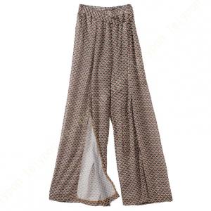 ガウチョパンツ フレアパンツ レディース シフ...の詳細画像1