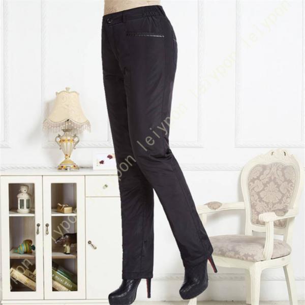 スキニーパンツ ダウンパンツ レディース ロングパンツ 秋冬 綿入り ハーレムパンツ 中綿パンツ 女...