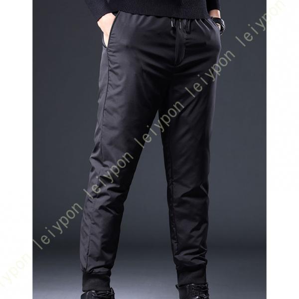 ダウンパンツ メンズ 防寒 暖かい 保温パンツ 大きいサイズ ズボン ロングパンツ ダウン ジョガー...