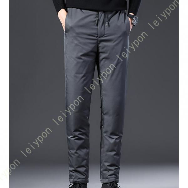 ダウンパンツ メンズ 防寒 防風 アウトドア 裾リブ メンズダウンパンツ ロングパンツ 防寒パンツ ...