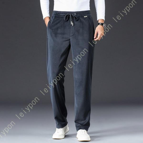 チノパン メンズ ストレートパンツ イージーパンツ ストレッチ ベルト通し付 ゴルフ イージーパンツ...