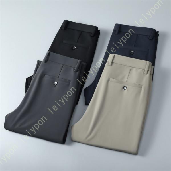 ノータック スラックス メンズ 裾上げ済み 秋冬 洗える スリム ノータック スリム ローライズ オ...