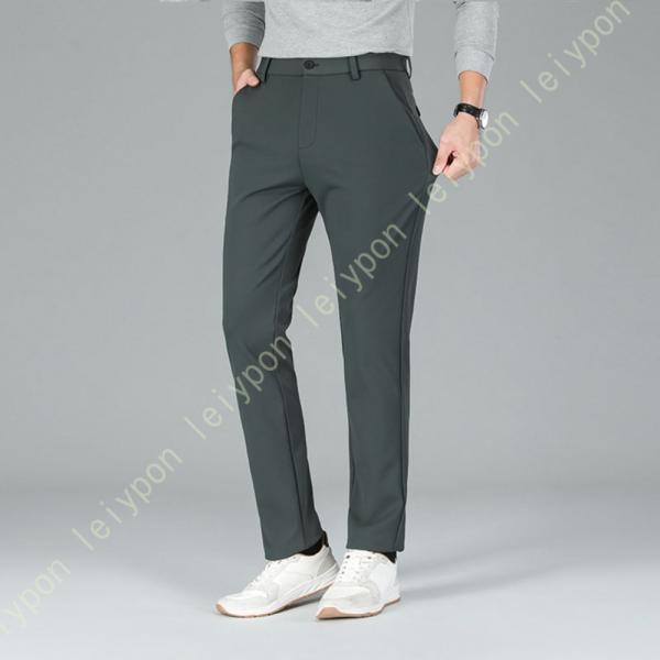 スラックス メンズ 冬 ノータックスラックス 無地 ビジネススラックス スラックス 秋冬 ビジネス ...