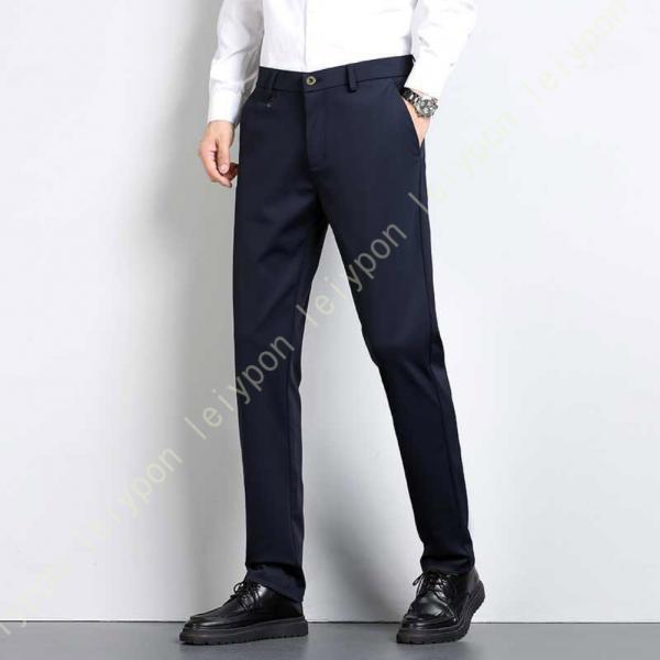 スラックス メンズ 裾上げ済 厚手 裏起毛パンツ ストレッチ イージーパンツ 細身 ゆったり 洗える...