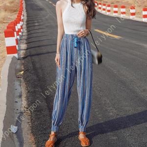 ワイドパンツ レディース ゆったり エスニック風 シフォンパンツ プリント カジュアル 通気 美脚 おしゃれ スカーチョ 大きいサイズ 夏 春 ガウチョ シフォン