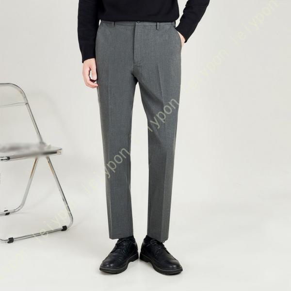 ロングパンツ チノパン メンズ チノパン スキニー テーパードパンツ スリム チェック柄 ビジネス ...