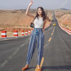 ワイドパンツ レディース ゆったり エスニック...の詳細画像3