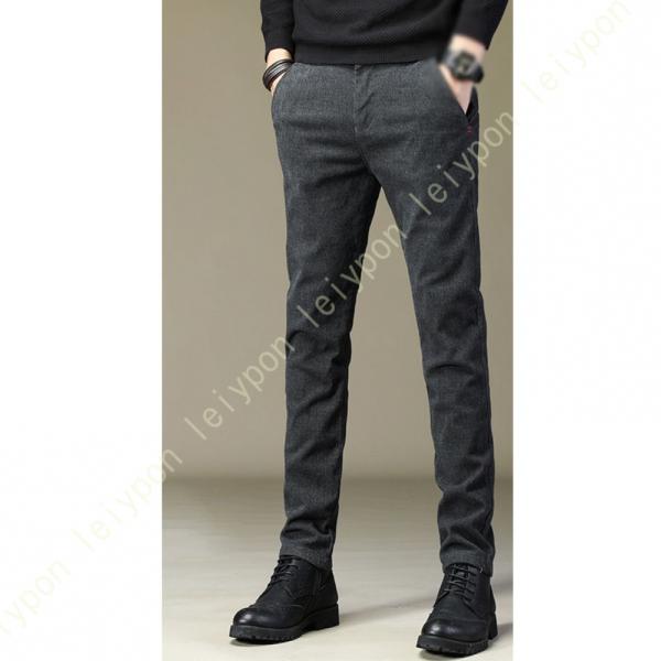 チノパン メンズ チノパンツ ウエストゴム 裏起毛パンツ スキニーパンツ 防寒 パンツ 暖かい ズボ...