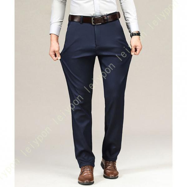 チノパン メンズ 裏起毛 ウエストゴム 冬用 スウェットパンツ ストレッチ ロングパンツ 防寒 防風...