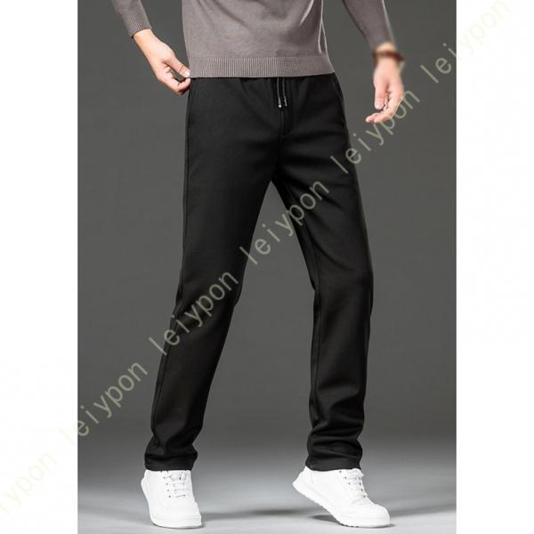 チノパン メンズ 裏起毛 伸縮 秋 冬 ストレッチ スキニー スリム フィット 作業 暖パン 暖かい...