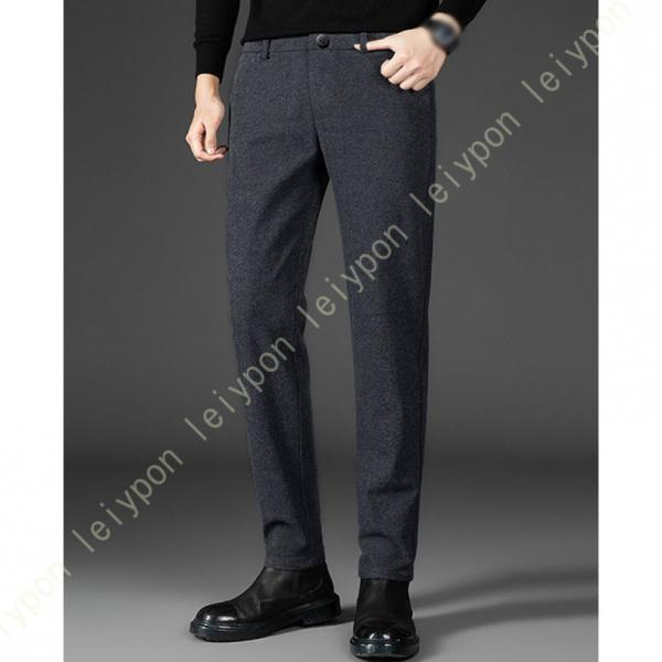 スラックス メンズ ビジネスパンツ スリム チノパン 仕事 光沢 美脚 通勤 厚手 シワ防止 ノータ...