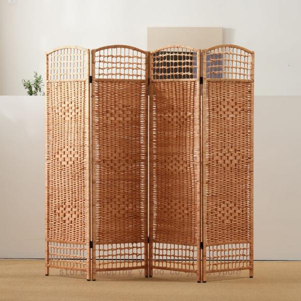 パーテーション 木製 高め 間仕切り 高さ90/150cm 軽量 天然木フレーム 自立 おしゃれ 収...