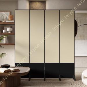 パーテーション 自立 間仕切り収納 壁 折りたたみ オフィス 防音 衝立 おしゃれ 目隠し 北欧風 3連/4連 四つ折り波型 持ち運び スリム 木製 遮光 洋室