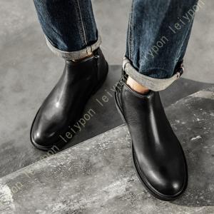 CONVERSE（コンバース） モカシン メンズ 靴 黒 ブラック 革靴 レザー