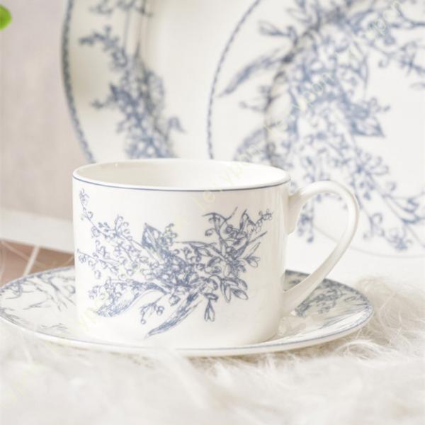 マグカップ おしゃれ 陶器 大きい 北欧 和 可愛い 爽やか 花柄 和食器 コップ 和風 土物 陶芸...