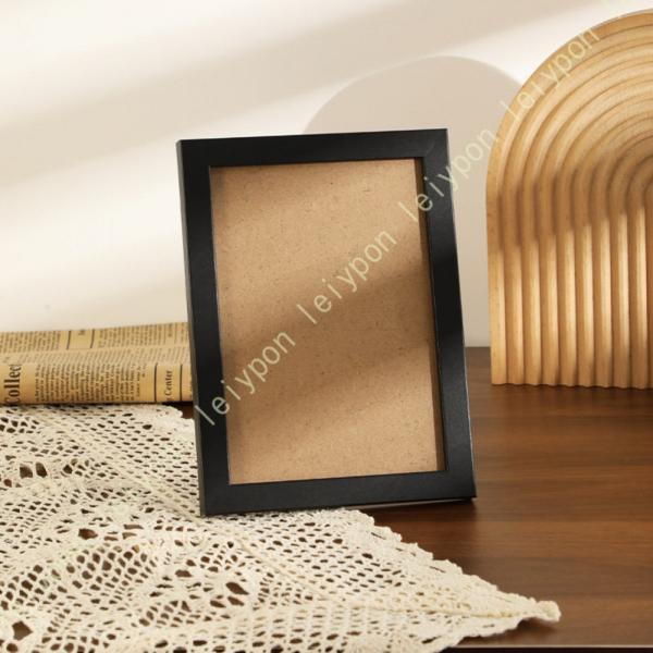 フォトフレーム 押し花 葉っぱ 標本 写真立て ポストカード オシャレ卓上 横縦置き 兼用 バレンタ...