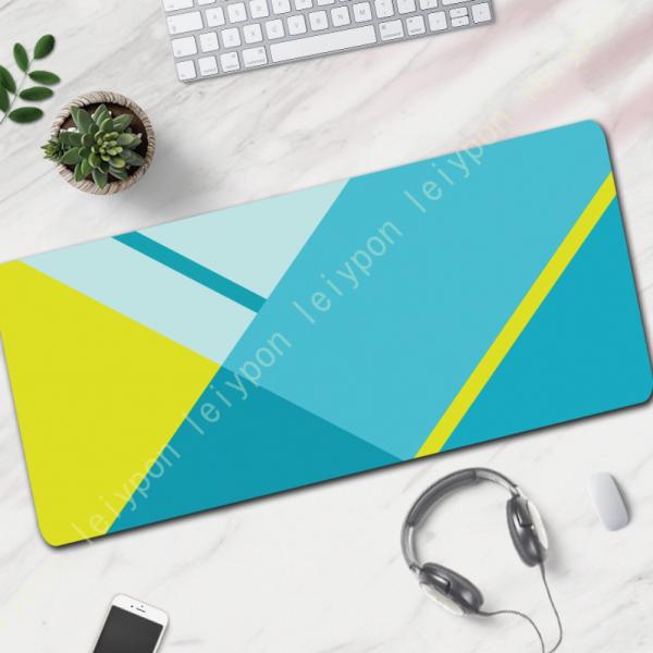 モダン マウスパッド 大型 ゲーミング 幾何柄 マウスマット デスクマット 特大 おおきい キーボー...