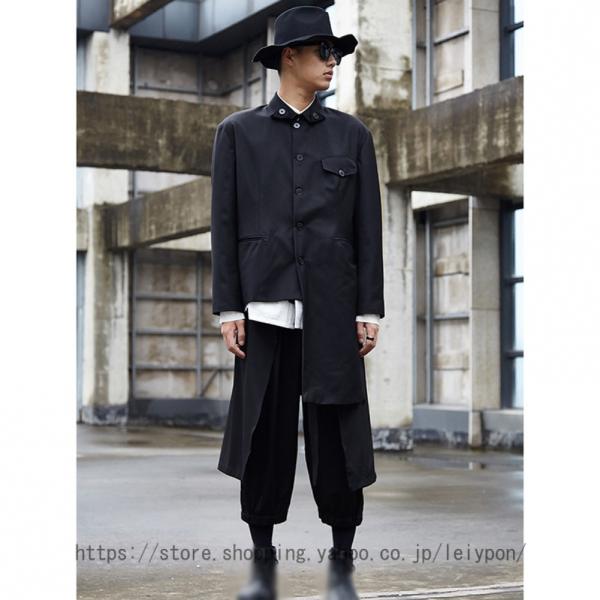 ワイドパンツ 袴パンツ メンズ ガウチョパンツ サルエル クロップドパンツ モード系 サブカル スト...