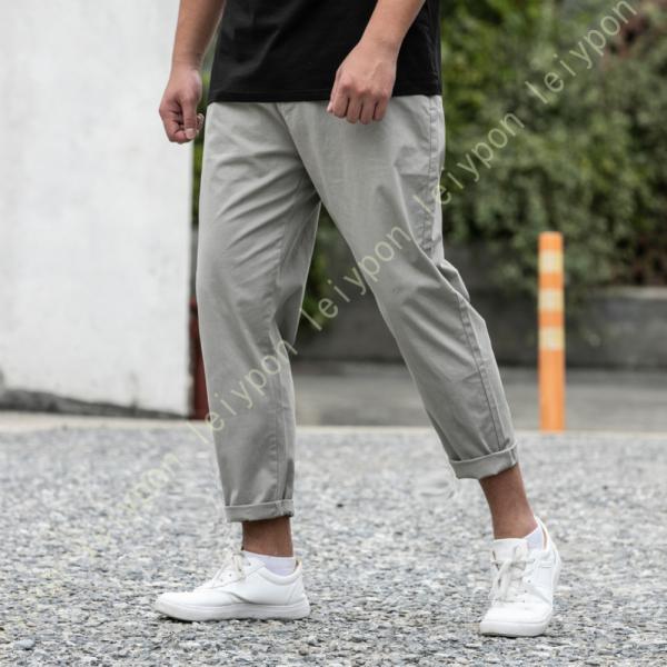 チノパン メンズ ストレート ロングパンツ 大きいサイズ ズボン おしゃれ ゆったり ツイル 長パン...