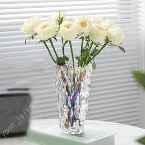 クリスタルガラス 花瓶 おしゃれ 大型 フラワーベース 花器 インテリア