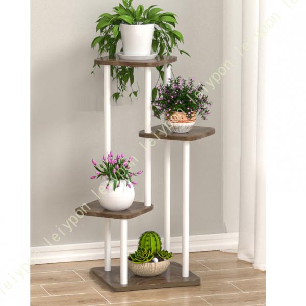 フラワースタンド 花台 おしゃれ 室内 屋外 玄関 ベランダ スリム 鉢置き台 ガーデニングラック ...