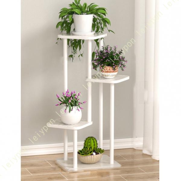 フラワースタンド 省スペース スリム フラワーラック 花台 植物棚 園芸ラック 鉢置き台 プランター...