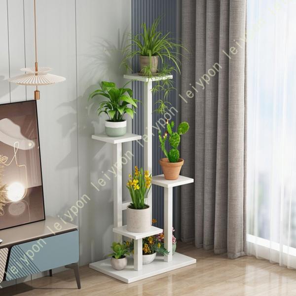 フラワースタンド アイアン 木製 花台 おしゃれ ポット 鉢置き台 園芸ラック プランター台 植物棚...