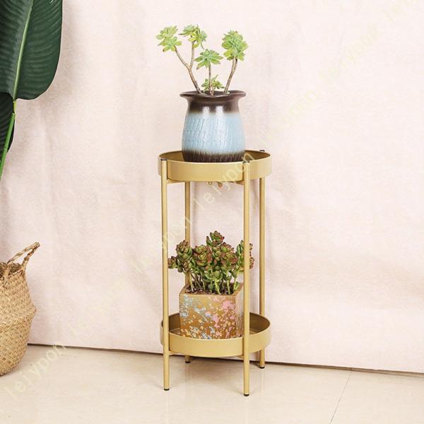 ポット スタンド フラワースタンド 観葉植物 オシャレ アイアン プランタースタンド 花ポットホルダ...