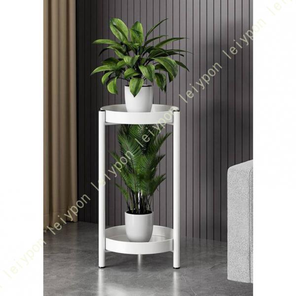 ポット スタンド フラワースタンド 観葉植物 北欧風 コンパクト 多機能 アイアン 鉢置き プランタ...